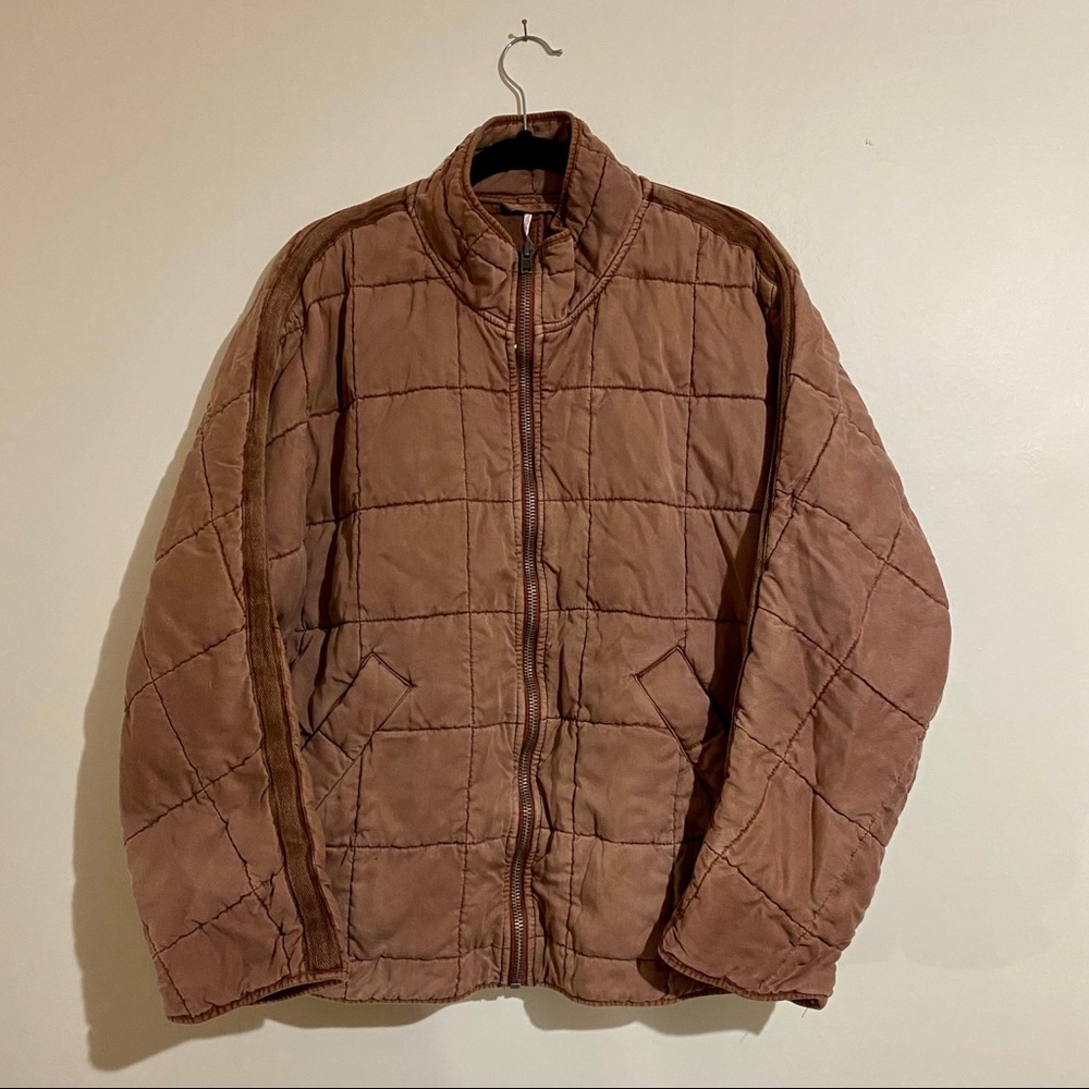 Free People dolman quilted knit jacket medium